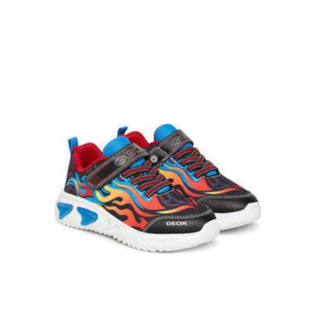 GEOX ASSISTER ΠΑΙΔΙΚΑ SNEAKERS ΑΝΑΤΟΜΙΚΑ  J56DZB014CEC9221 